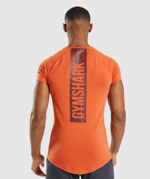 Panske Tricka Gymshark Bold Oranžové | HQ5371082